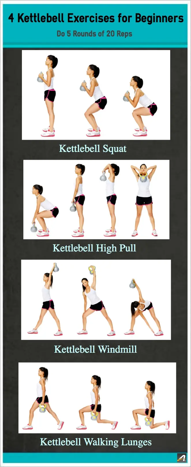 4 Kettlebell Exercises for Beginners