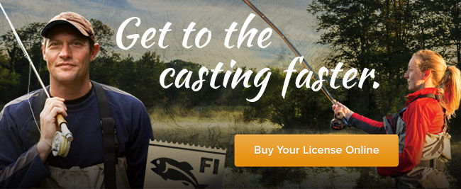 Buy your license online! http://www.reserveamerica.com/outdoors/hunt-fish-licenses.htm