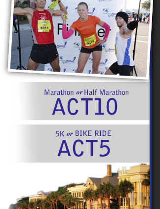 Save up to 10 Dollars on Charleston Marathon! Code: ACT10 - Marathon & Half marathon, ACT5 - 5K and Bike Ride, http://www.active.com/marathon/charleston-sc/charleston-marathon-half-marathon-shrimp-and-grits-5k-bike-ride-2013