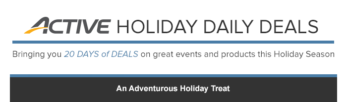 Active Holidays Daily Deals