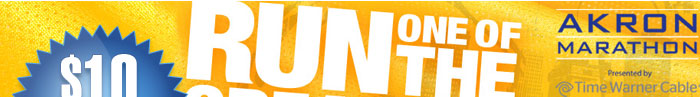 $10 off the Akron Marathon