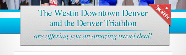 50 Percent Off the Denver Triathlon VIP Registration! Code: WESTDTD50, http://www.active.com/triathlon/denver-co/denver-triathlon-2013