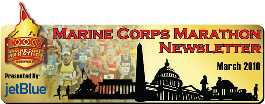Marine Corps Marathon Newsletter 2010