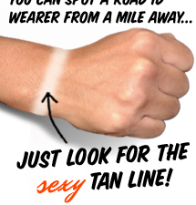 You can spot a Road ID wearer from a mile away... just look for that sexy tan line!