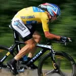 <strong>Lance Armstrong competes in the individual time trial during Stage 20 of the 2005 Tour de France.</strong><br><br><em>AP Photo/Peter Dejong</em>