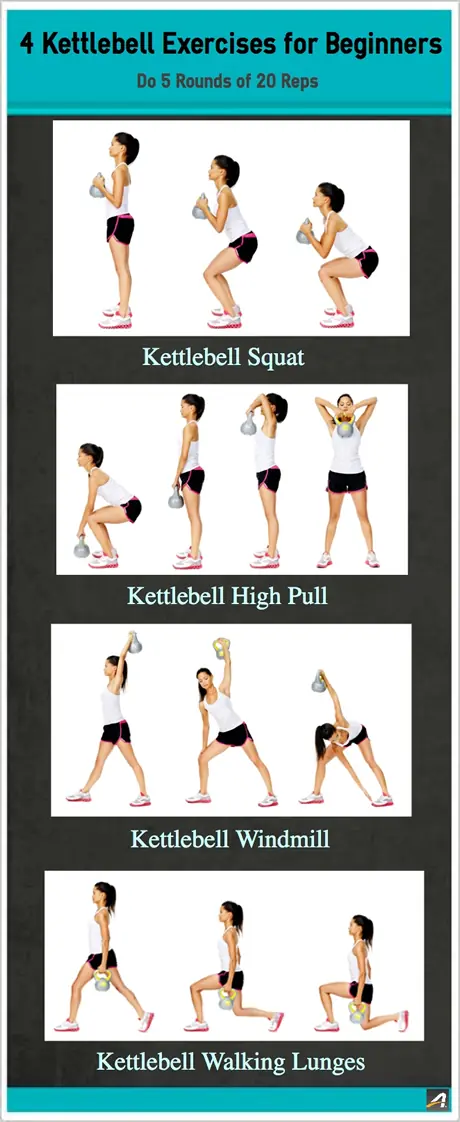 4 Kettlebell Exercises For Beginners
