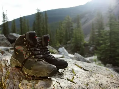 serious hiking boots