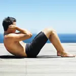 Strong Abs Build a Base for Swimming Success