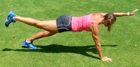 advanced plank pose strong core tennis