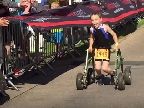 8-Year-Old with Cerebral Palsy Completes Triathlon, Makes You Feel Totally Lazy