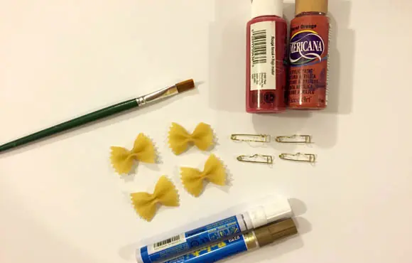 Kids Craft Idea: Macaroni Bow Tie